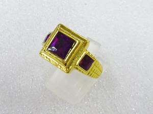 色石　指輪(20.5号)